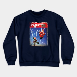 Paratroops Santa Claus and Yank Magazine 1943 WWII Crewneck Sweatshirt